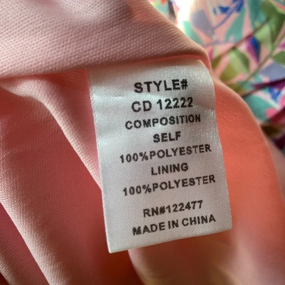 NSR Colorful Floral Women's midi Dress with flutter sleeves, size medium - Picture 8 of 10